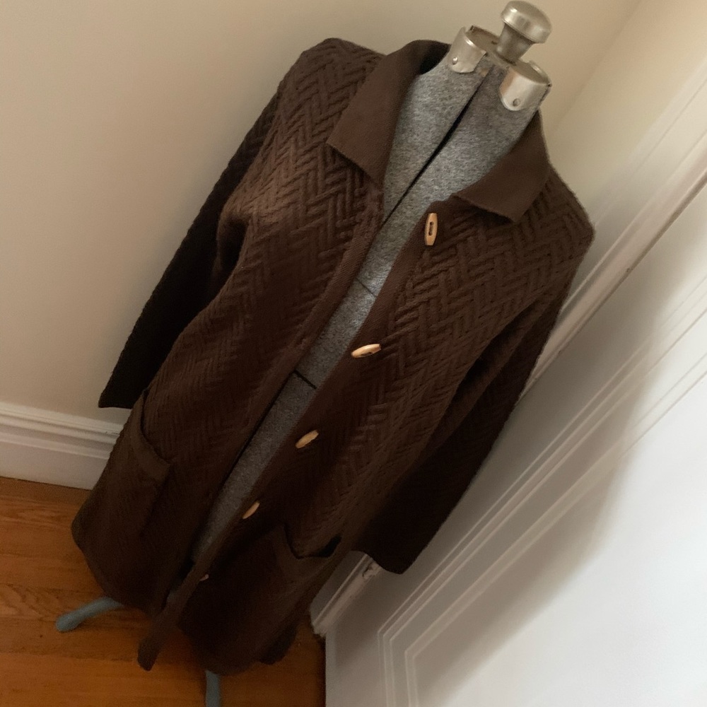 Women’s sweater in brown by Denim &Co size L